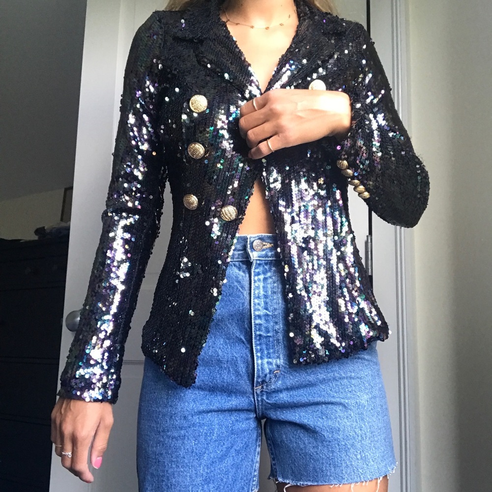 Sequin jacket!